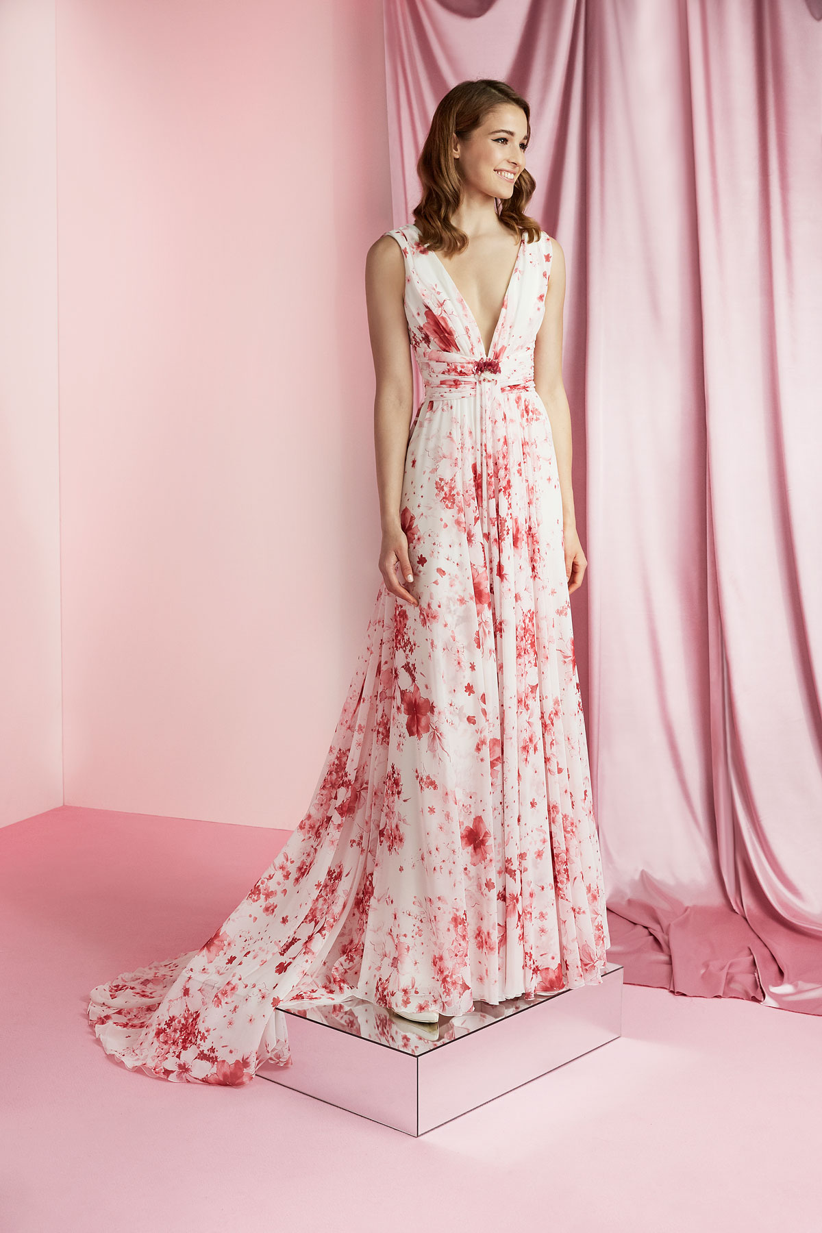  Produto: Florinda Rosa, Categoria: Vestidos de Noiva, Ano: 2021, Marca carlo-pignatelli