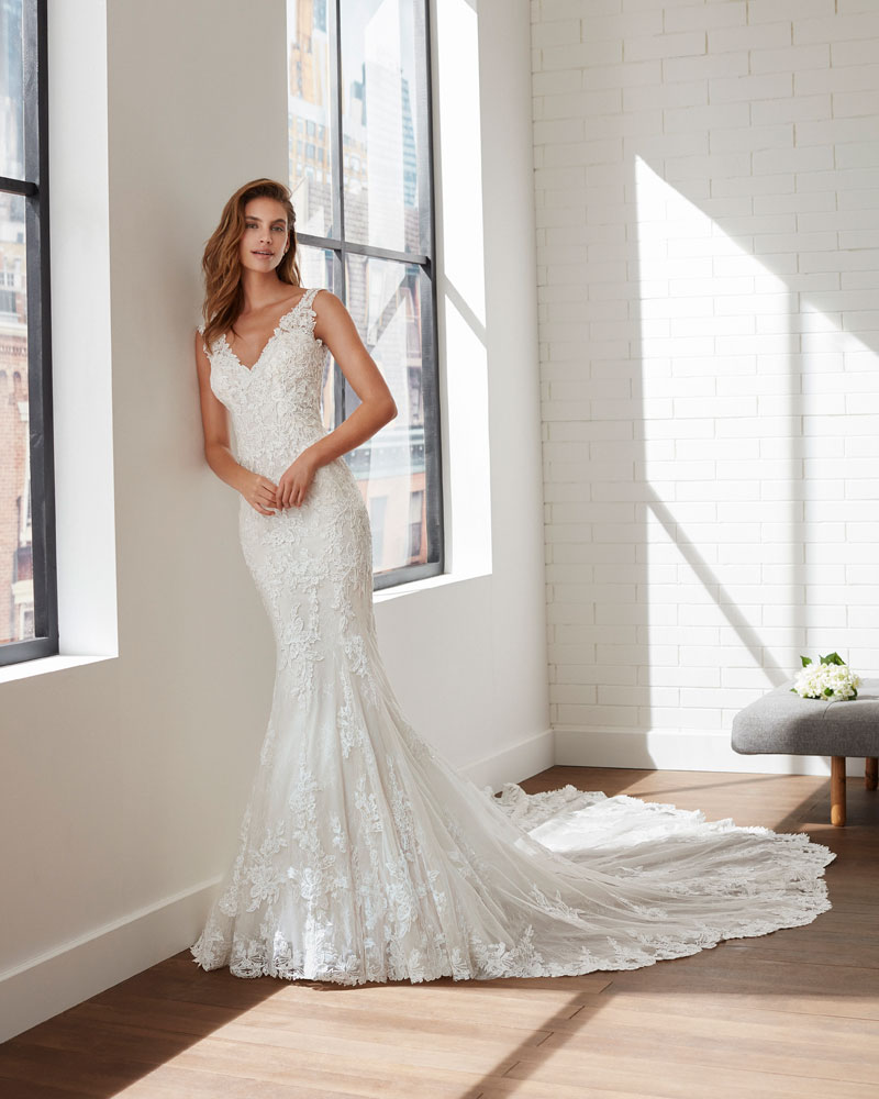  Produto: Leilano, Categoria: Vestidos de Noiva, Ano: 2020, Marca Luna Novias