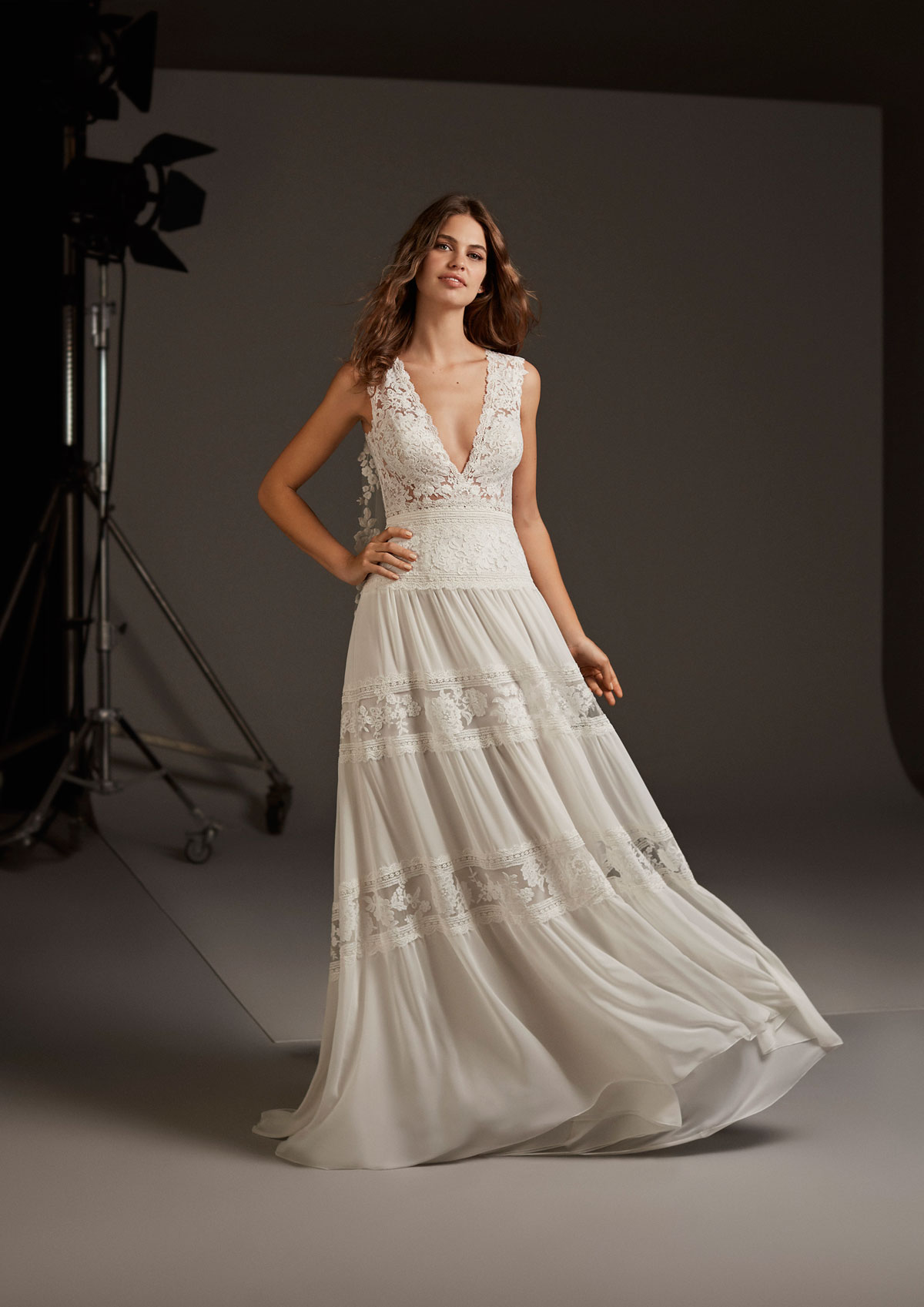  Produto: Capella, Categoria: Vestidos de Noiva, Ano: 2020, Marca Pronovias
