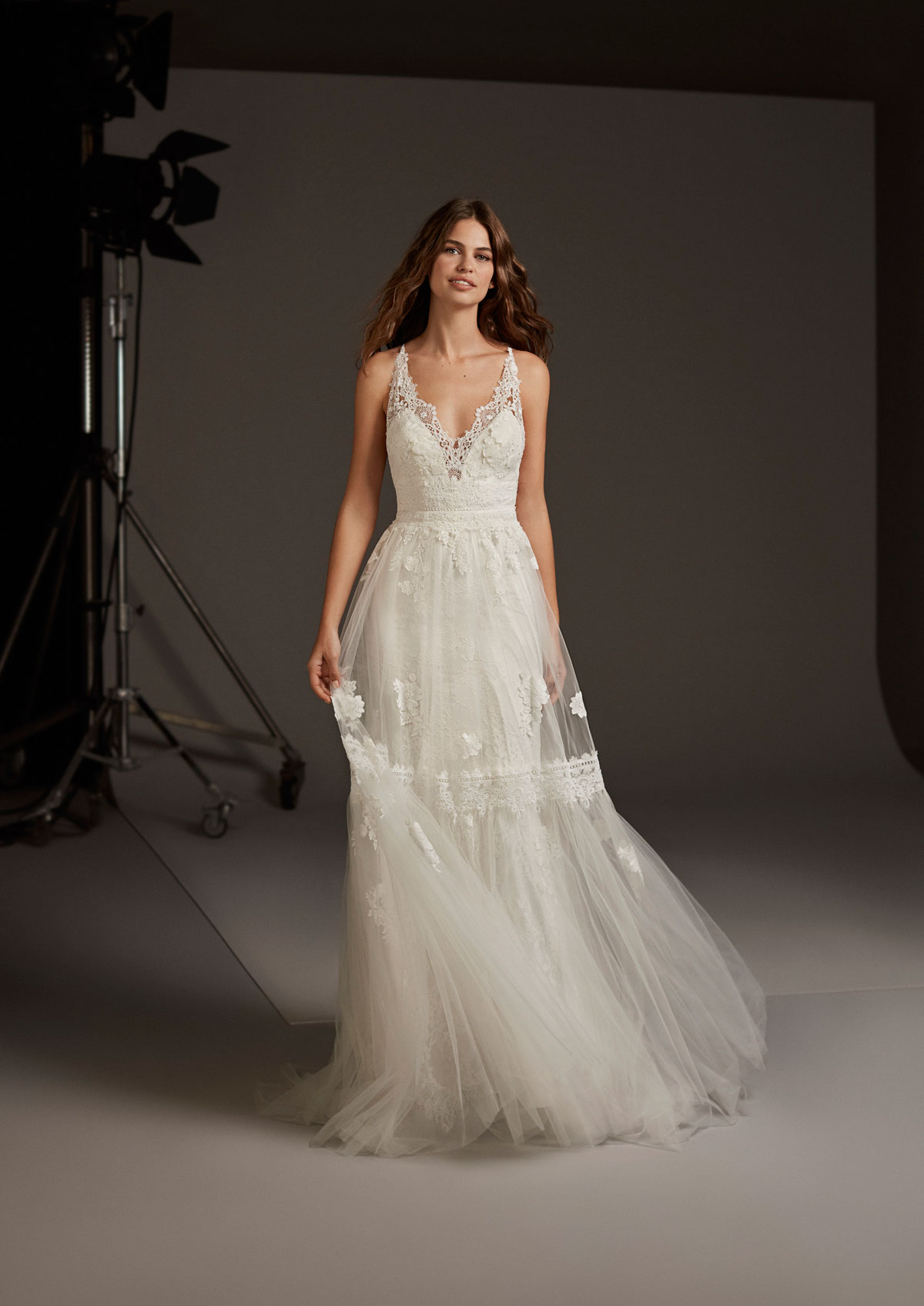  Produto: Cressida, Categoria: Vestidos de Noiva, Ano: 2020, Marca Pronovias