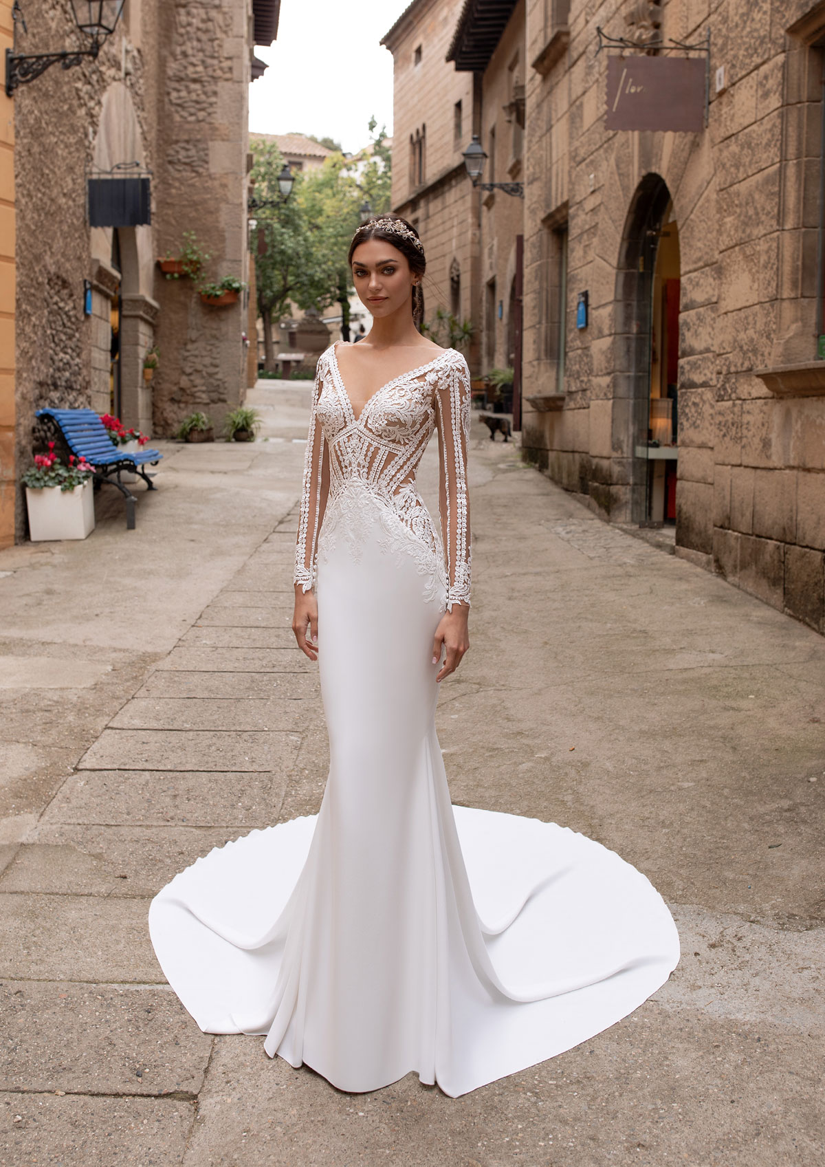  Produto: Pasiphae, Categoria: Vestidos de Noiva, Ano: 2020, Marca Pronovias