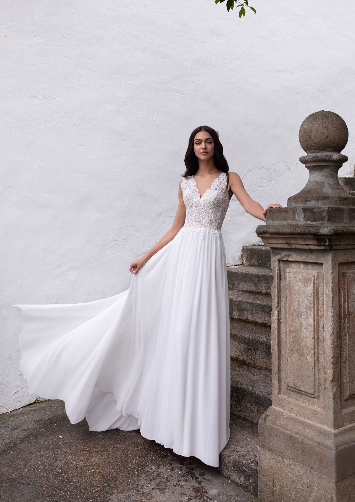  Produto: Rhiannon, Categoria: Vestidos de Noiva, Ano: 2020, Marca Pronovias