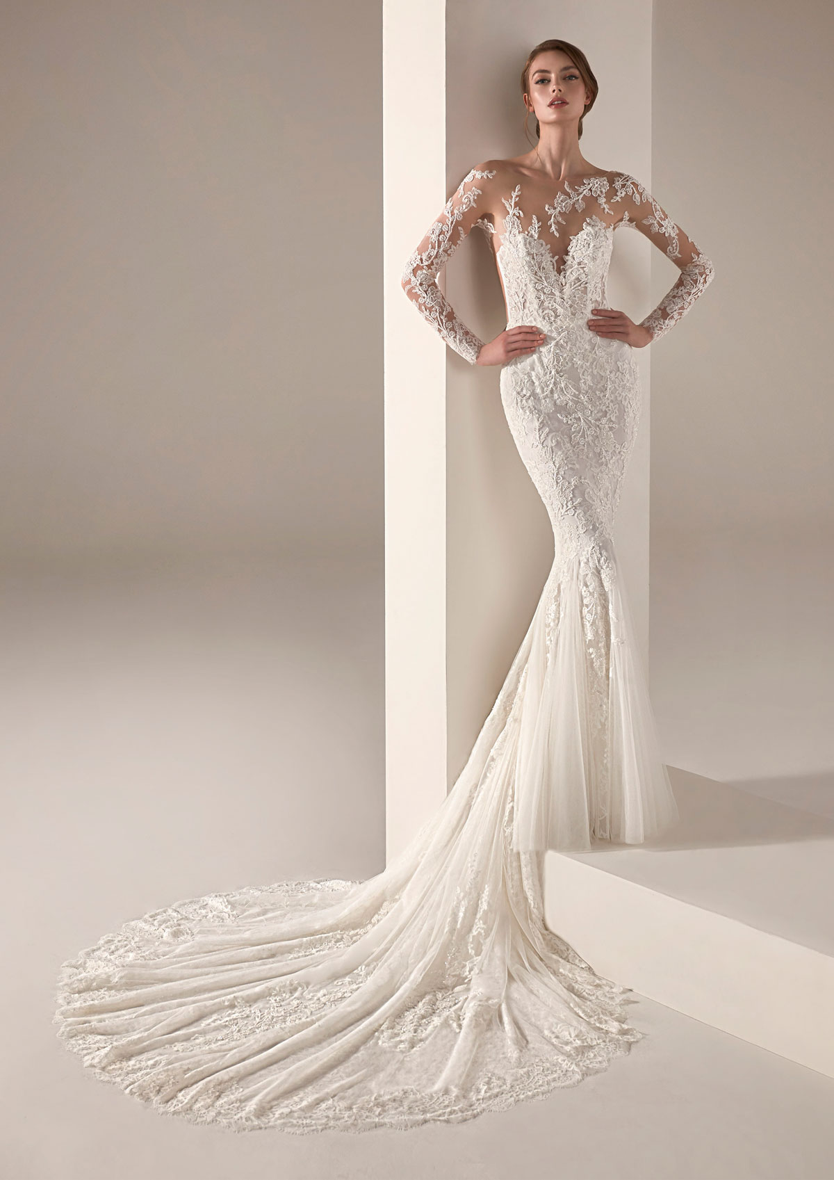  Produto: Yelin, Categoria: Vestidos de Noiva, Ano: 2020, Marca Pronovias