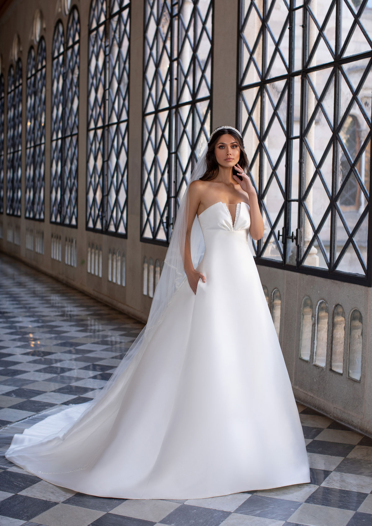  Produto: Emerson, Categoria: Vestidos de Noiva, Ano: 2021, Marca Pronovias