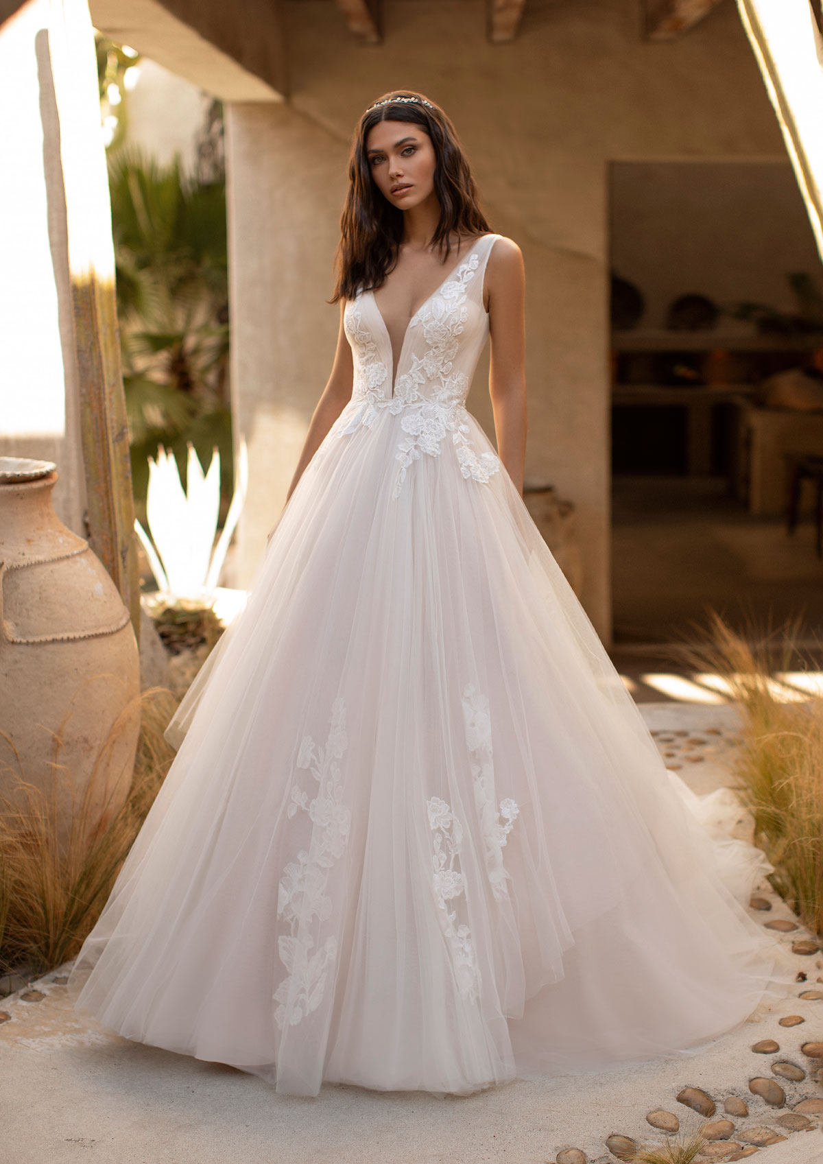  Produto: Garner, Categoria: Vestidos de Noiva, Ano: 2021, Marca Pronovias