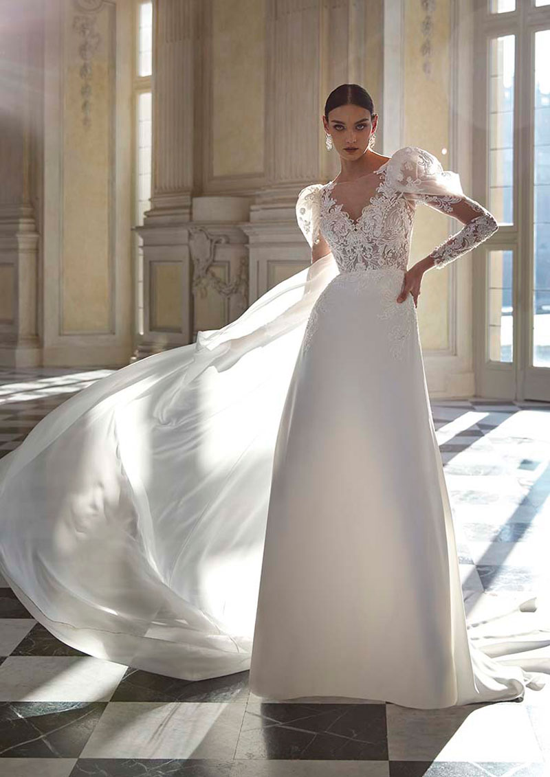 Produto: Firenza, Categoria: Vestidos de Noiva, Ano: 2023, Marca Pronovias