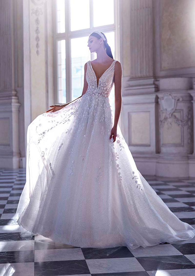  Produto: Micheala, Categoria: Vestidos de Noiva, Ano: 2023, Marca Pronovias