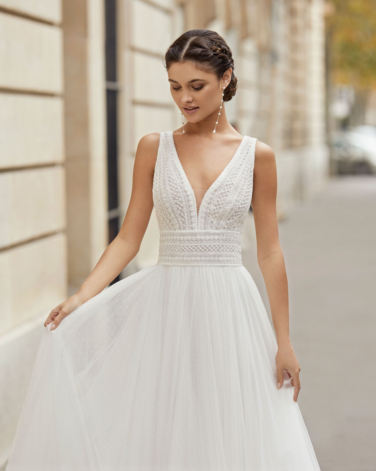  Produto: Tinek, Categoria: Vestidos de Noiva, Ano: 2021, Marca Rosa Clará