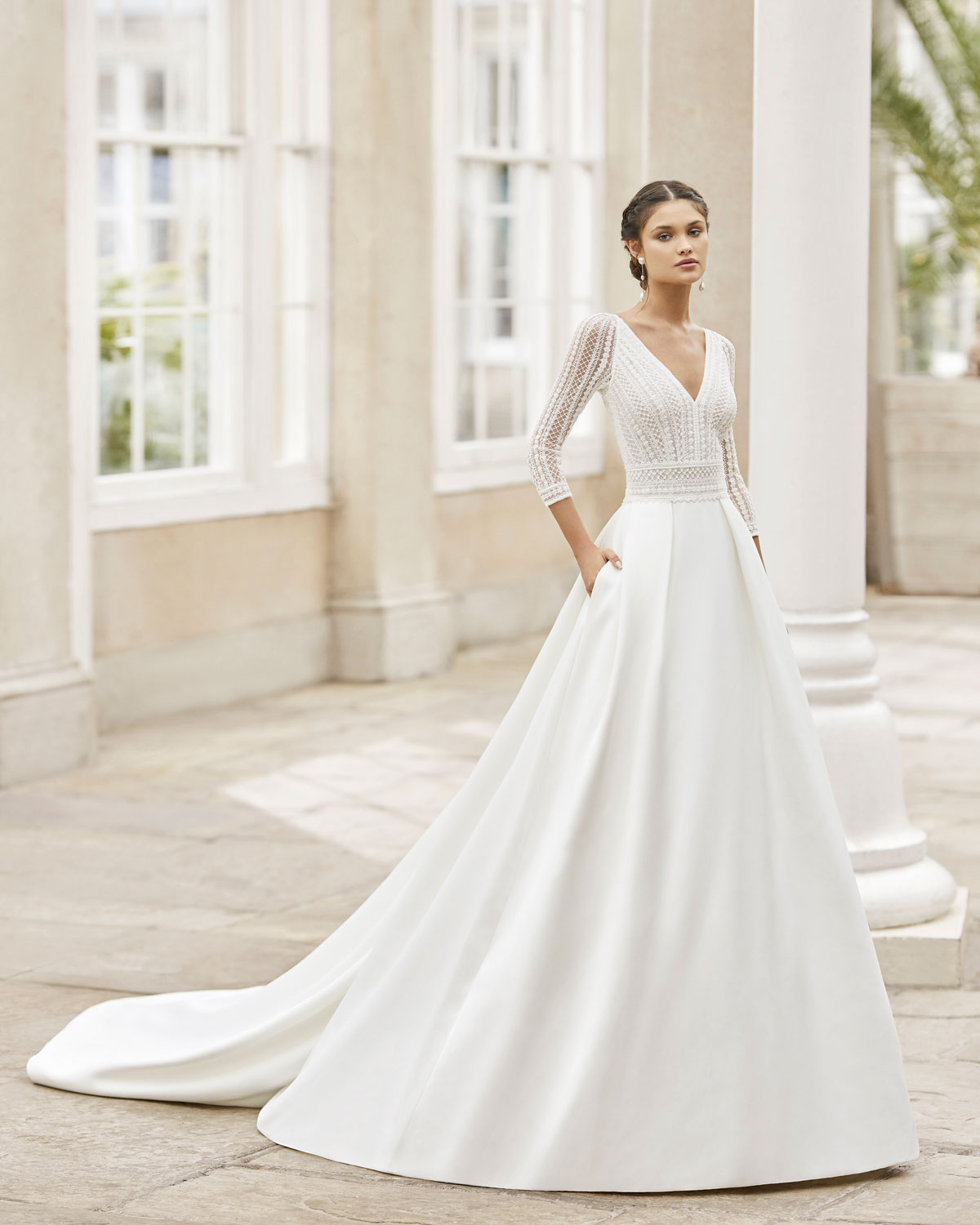  Produto: Toscana, Categoria: Vestidos de Noiva, Ano: 2021, Marca Rosa Clará