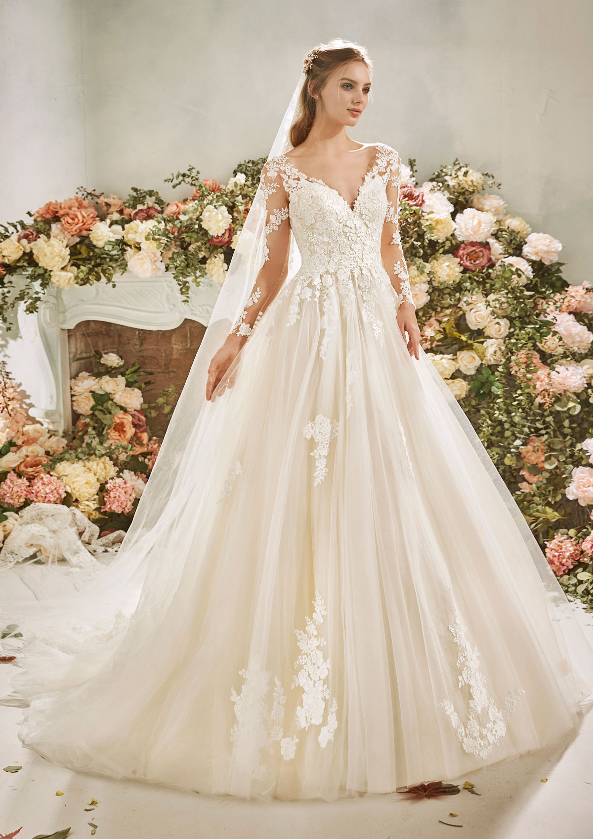  Produto: Zinnia, Categoria: Vestidos de Noiva, Ano: 2020, Marca San Patrick