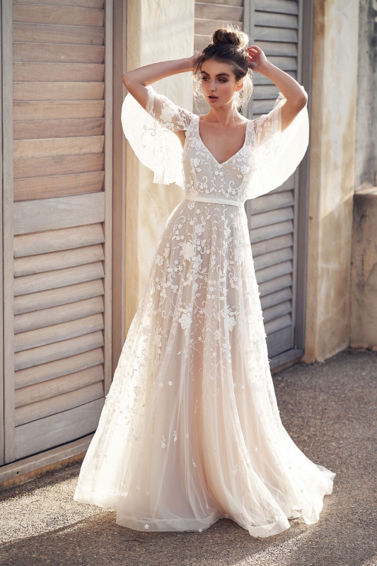 Produto: Amelie Sleeve, Categoria: Vestidos de Noiva, Ano: 2019, Marca Anna Campbell